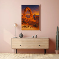 Delicate Arch Sunset: Majestic Nature Wall Art