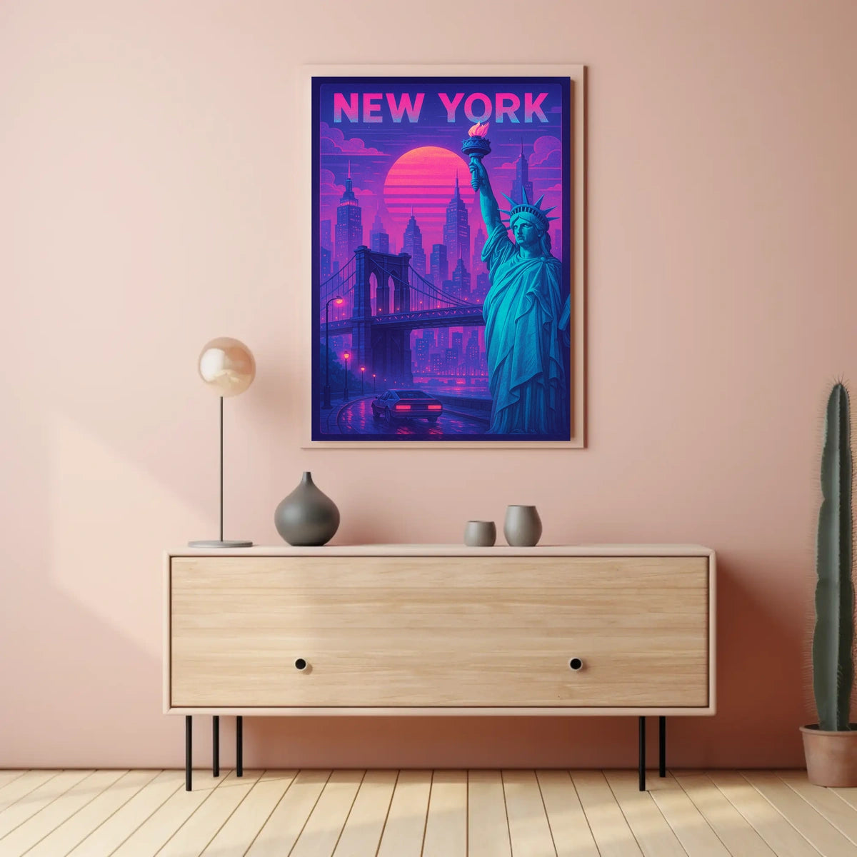 New York Cityscape Poster