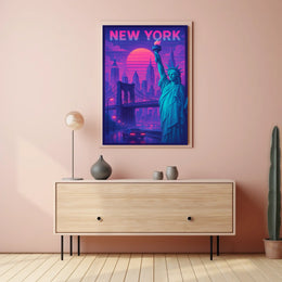 New York Cityscape Poster
