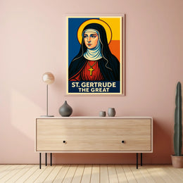 St. Gertrude the Great Poster