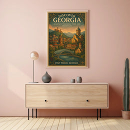 Discover Georgia A Journey Through Poster