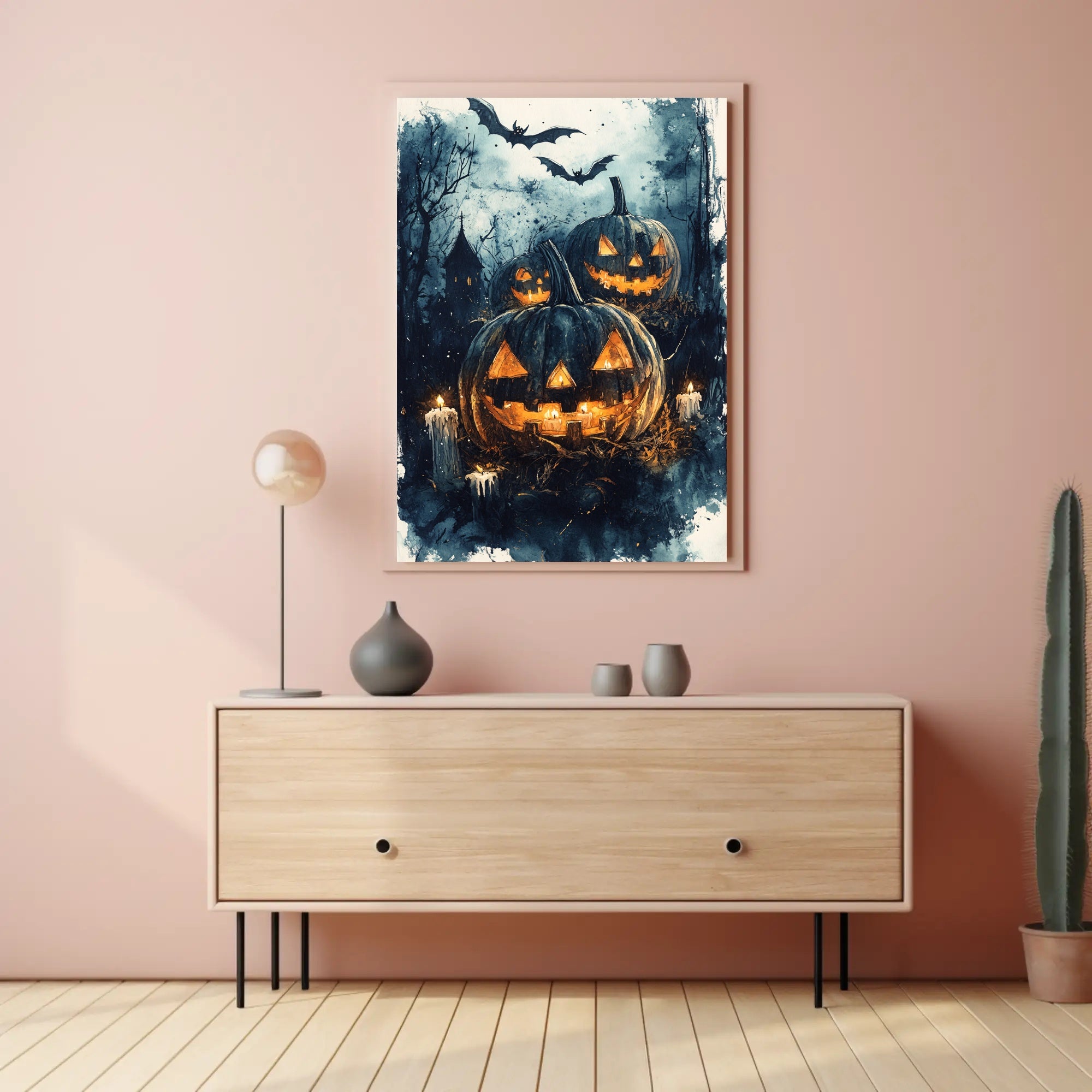 Haunted Halloween Night Poster