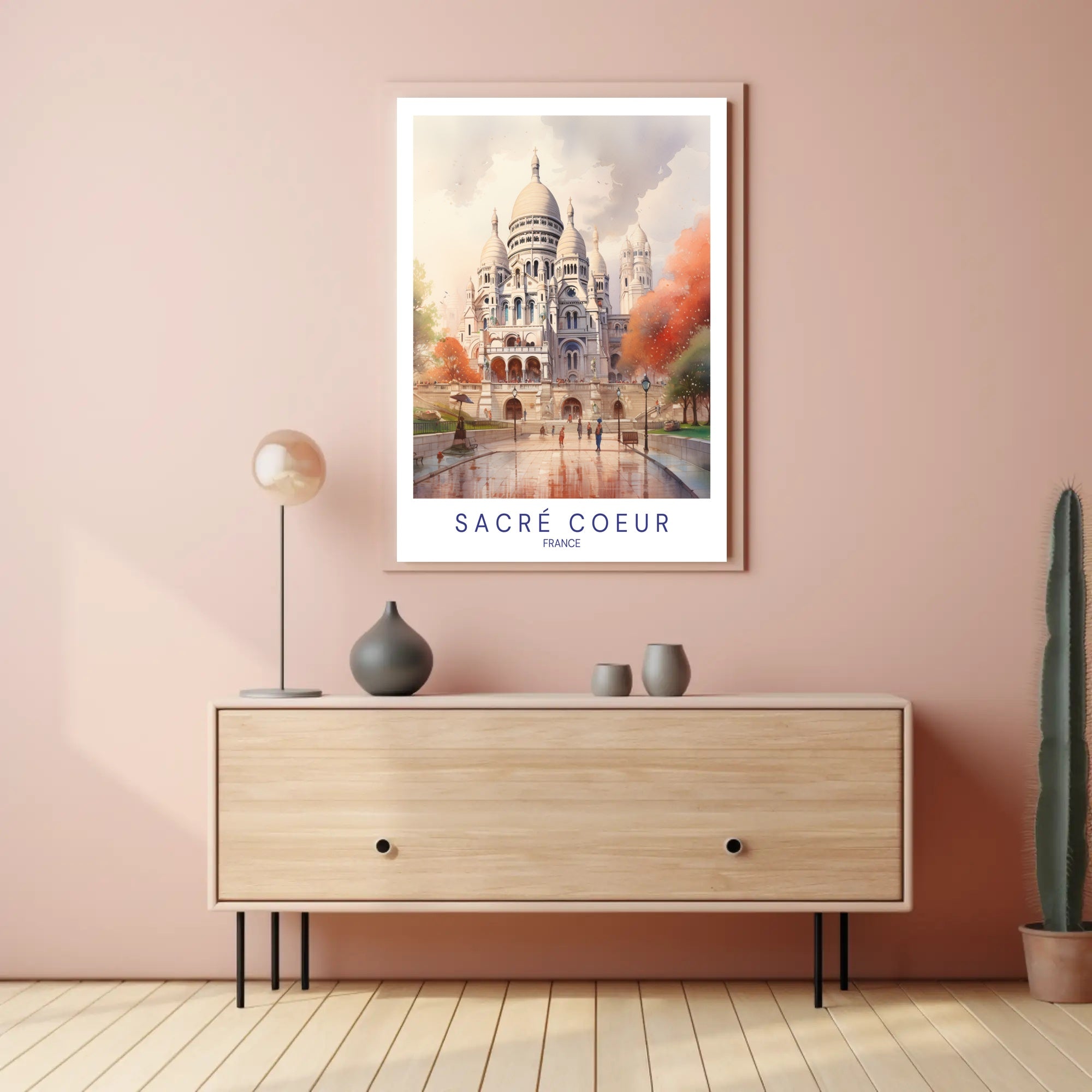 Sacré Coeur Poster PosterGoat