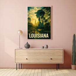 Louisiana A Scenic Tribute Poster