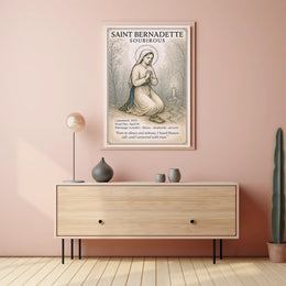 Saint Bernadette Soubirous Poster PosterGoat