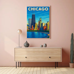 Chicago Skyline Poster