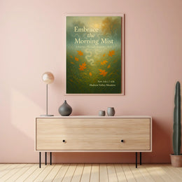Embrace the Morning Mist Poster