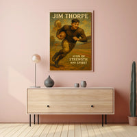 Jim Thorpe Icon of Strength and Spirit Poster