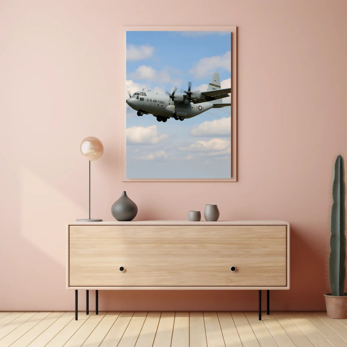 U.S. Air Force C-130 Hercules Military Recruitment Poster