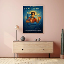 Blessed Carlo Acutis Apostle of the Digital Age Poster