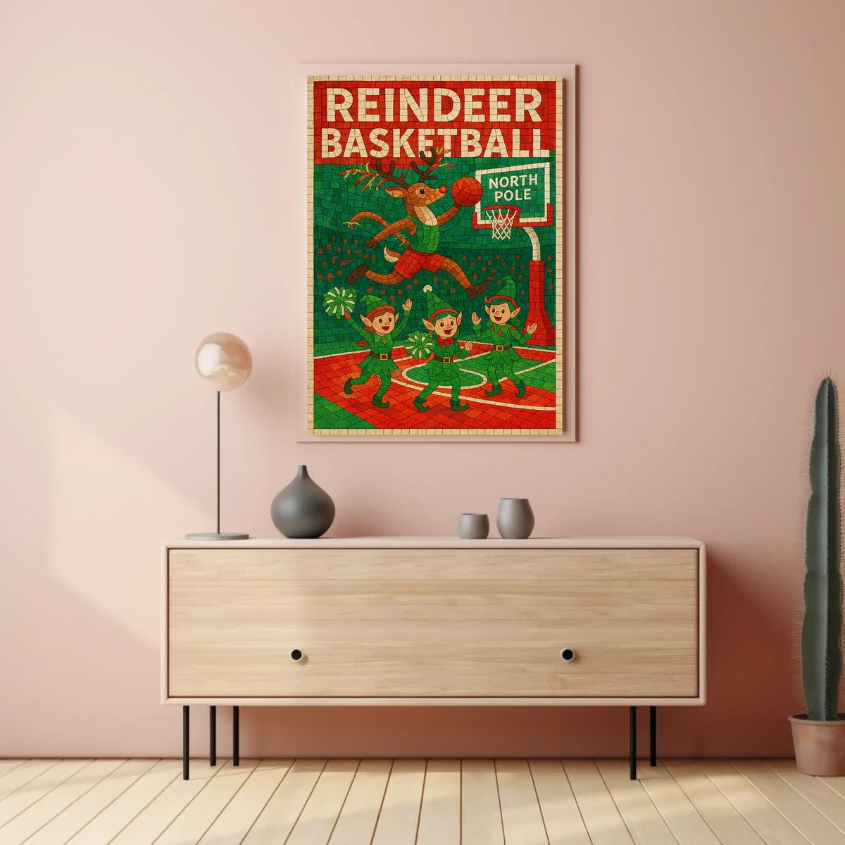 Reindeer Basketball Extravaganza Poster