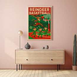 Reindeer Basketball Extravaganza Poster