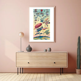 Early Visions of Air Travel Poster PosterGoat