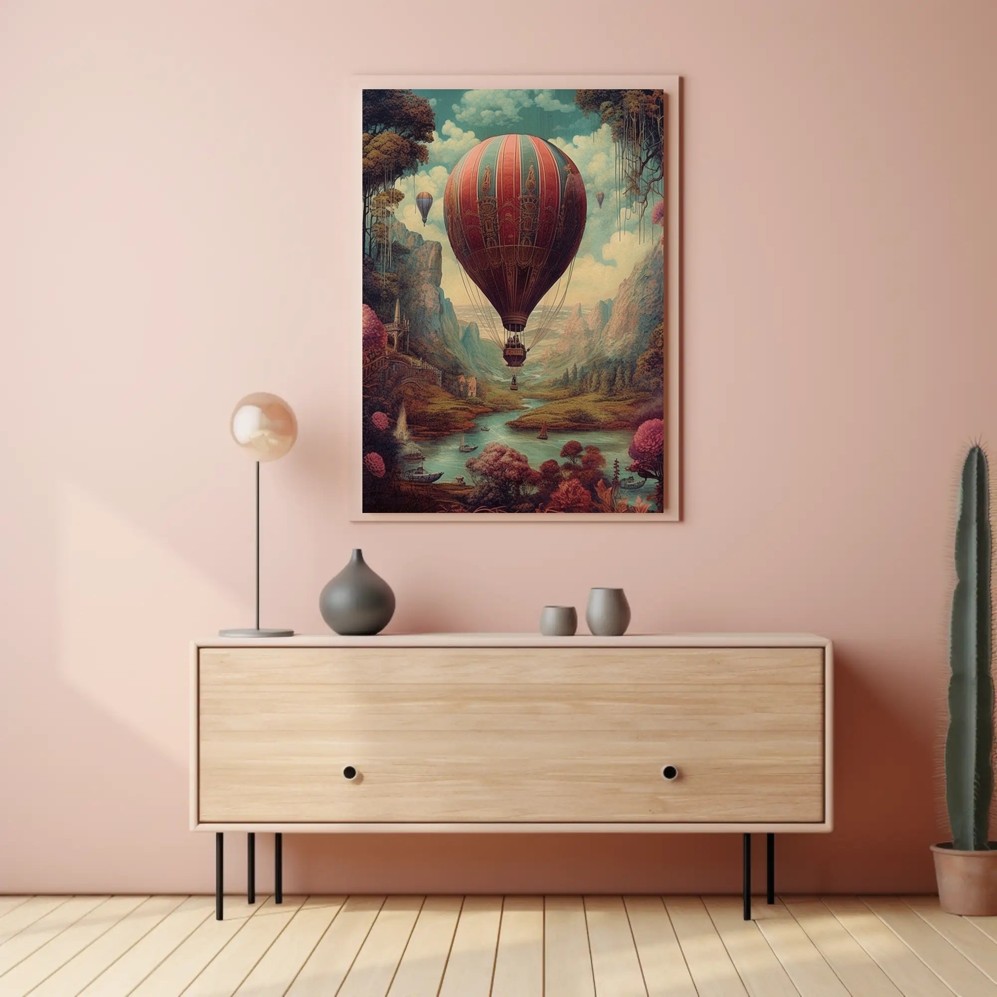 Enchanted Balloon Journey Poster