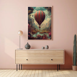 Enchanted Balloon Journey Poster