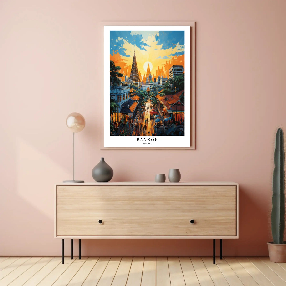 Bangkok A Vibrant Cityscape Poster