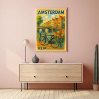 Amsterdam Travel Poster