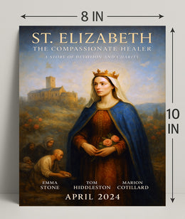 St. Elizabeth The Compassionate Healer Poster PosterGoat