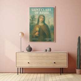 Saint Clare Of Assisi Poster