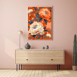 Vibrant Floral Elegance Wall Art Print