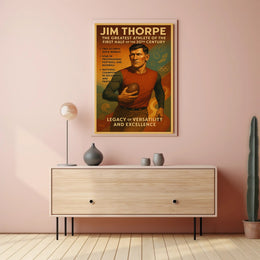 Jim Thorpe: The Greatest Athlete Poster