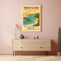 Virgin Islands Caribbean Paradise Poster