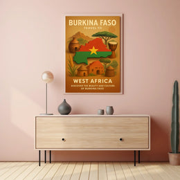 Discover Burkina Faso Poster