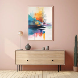 Modern European Financial Equation Art Poster