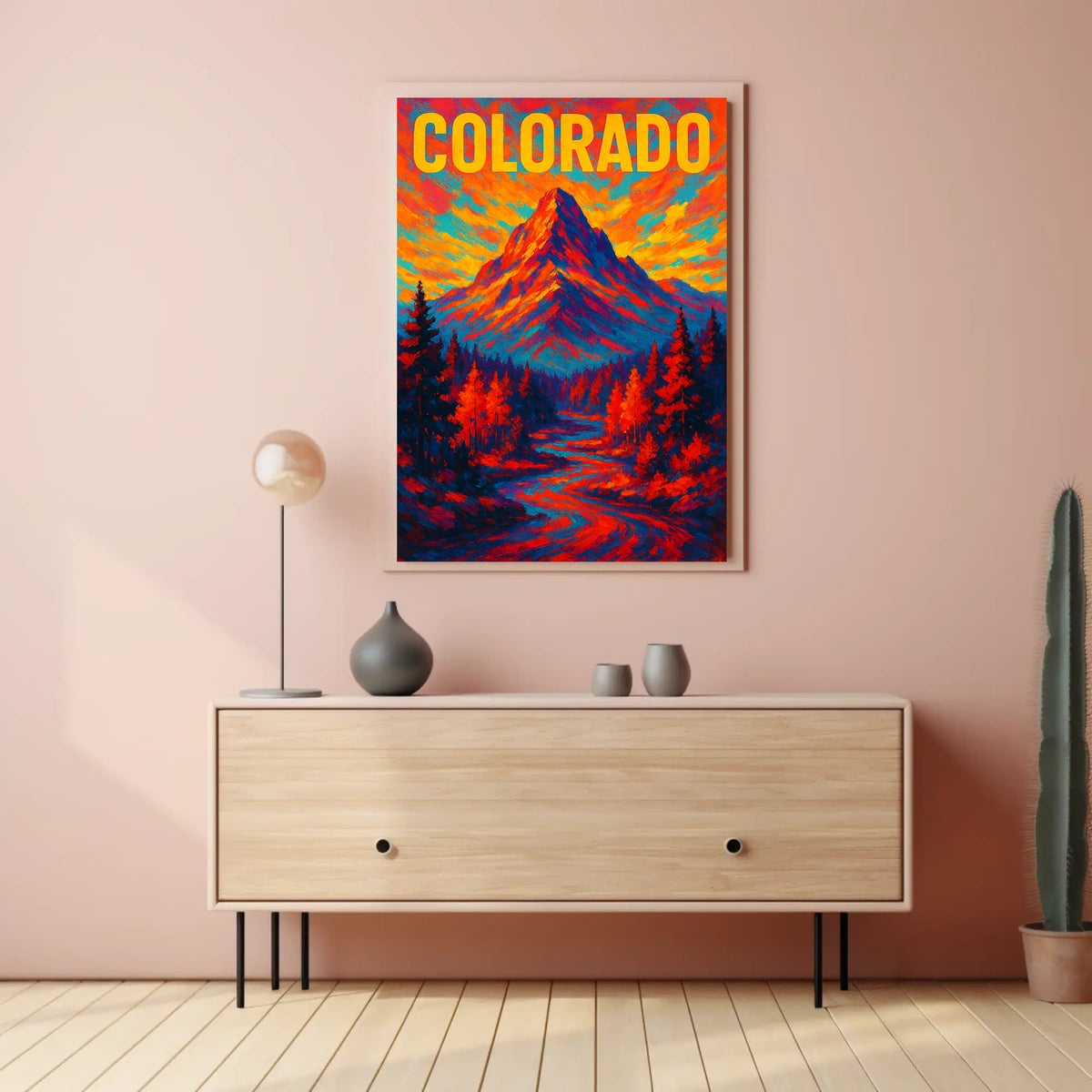 Vibrant Colorado Landscape Poster