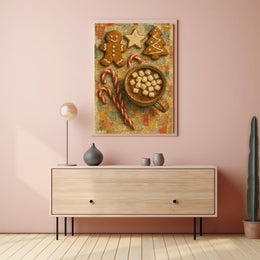 Festive Treats And Warm Cocoa Poster
