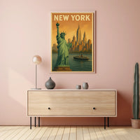 New York Cityscape Poster
