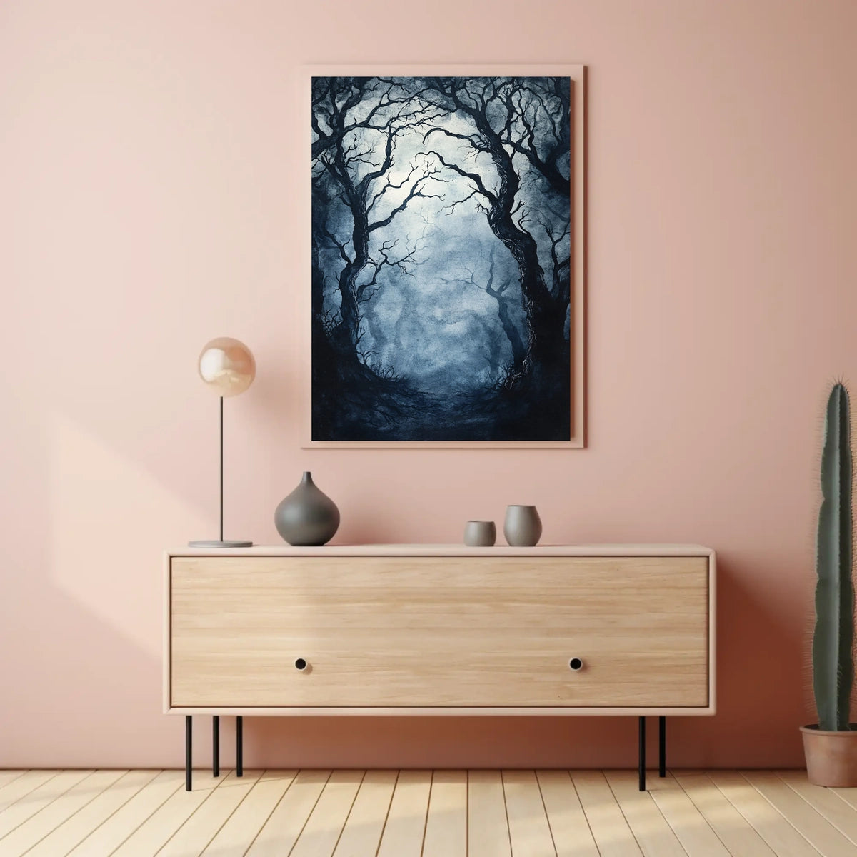 Enchanted Forest Mystique: Mystical Artistic or Pop Culture Poster