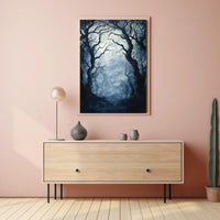 Enchanted Forest Mystique: Mystical Artistic or Pop Culture Poster