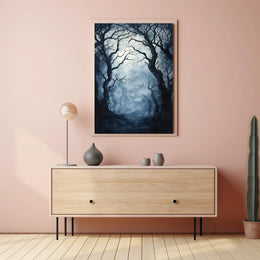 Enchanted Forest Mystique: Mystical Artistic or Pop Culture Poster