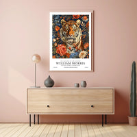 William Morris Tiger Nature Artistic Heritage Poster