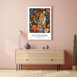 William Morris Tiger Nature Artistic Heritage Poster