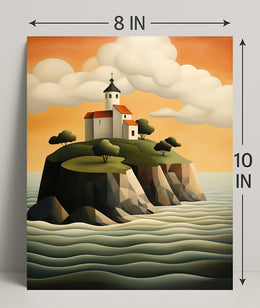 Tranquil Island Sanctuary Poster PosterGoat