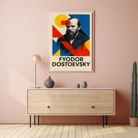 Fyodor Dostoevsky Literary Tribute Art Poster