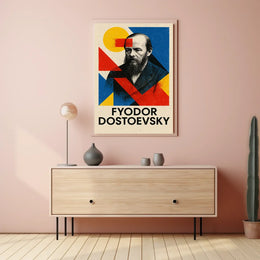 Fyodor Dostoevsky Literary Tribute Art Poster