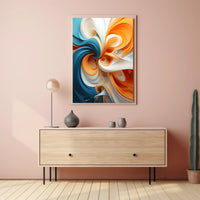 Abstract Swirl Of Colors Abstract Poster PosterGoat