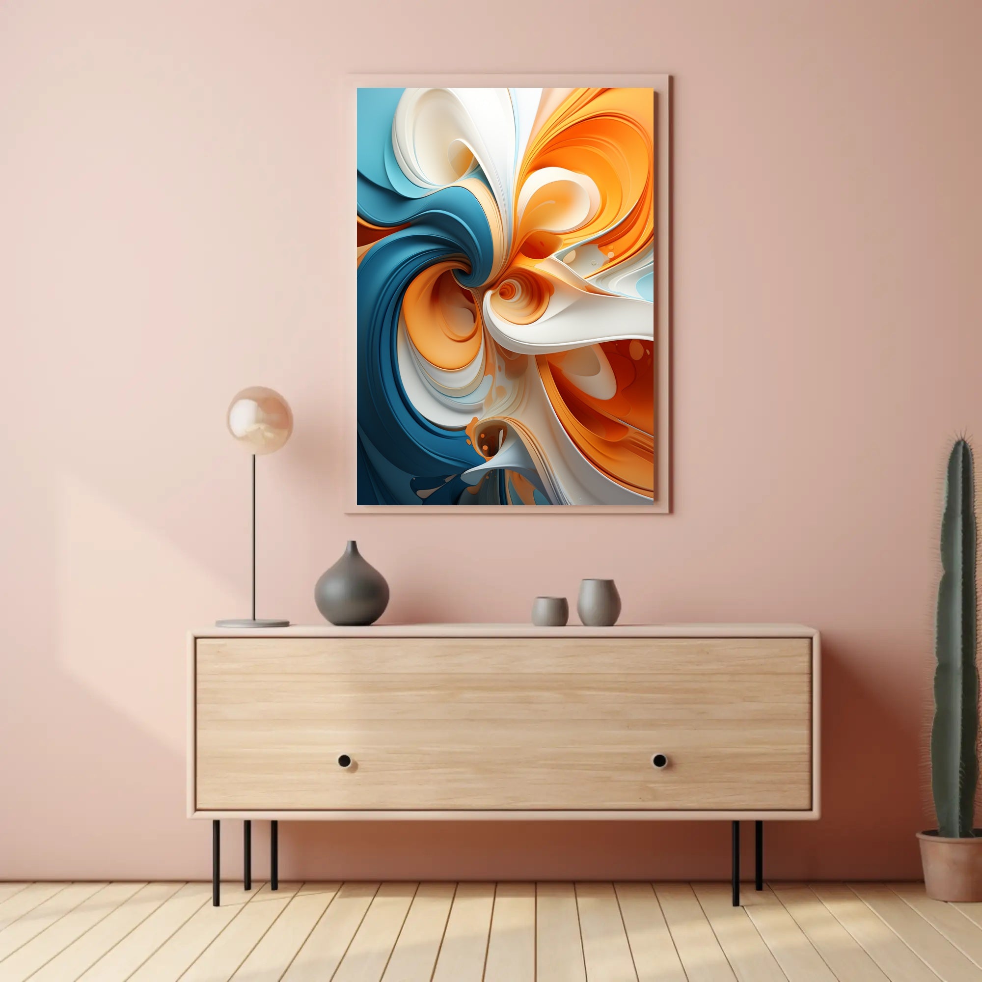 Abstract Swirl Of Colors Abstract Poster PosterGoat