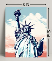 Statue Of Liberty Symbol Of Freedom Poster
