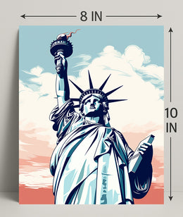 Statue Of Liberty Symbol Of Freedom Poster