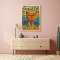 Donald Trump Mosaic Legacy Bold Patriot Poster