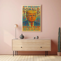 Donald Trump Mosaic Legacy Bold Patriot Poster