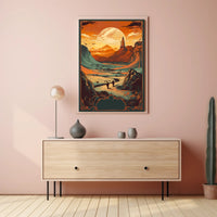 Journey Through a Dreamscape Poster
