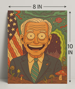 Cosmic Presidential Portrait Poster PosterGoat