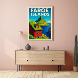 Faroe Islands Scenic Poster