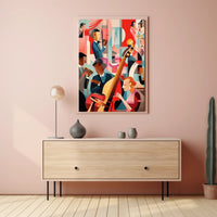 Jazz Night in Abstract Poster