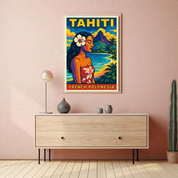 Tahiti French Polynesia Poster